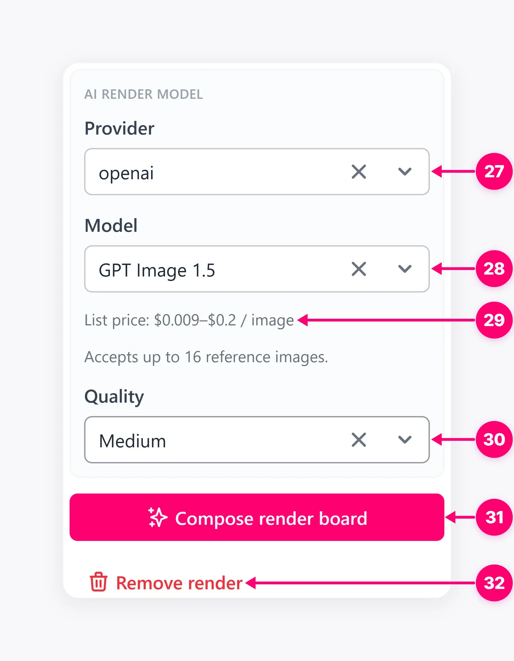 Static Ad model and compose controls.